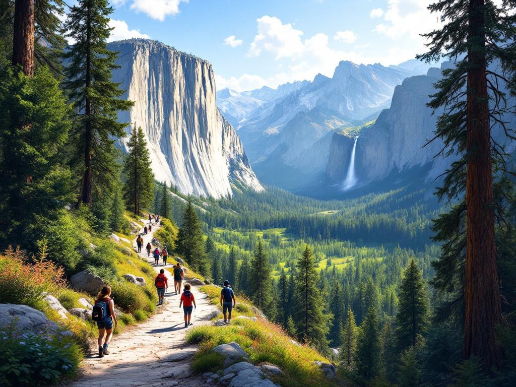 Hiking in Yosemite National Park